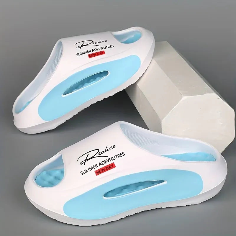 Men’s Thick Sole Cloud Comfort Slide Sandals