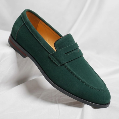 Marco Suede Penny Loafers