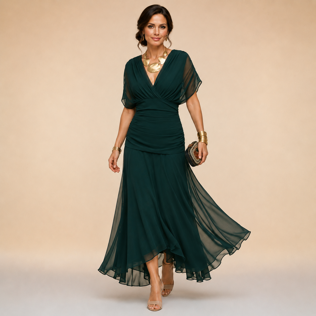 Emma Elegant Maxi Party Dress