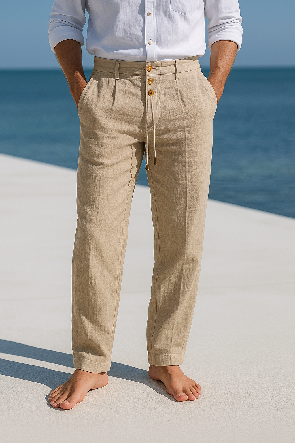 MATTEO Summer Linen Pants
