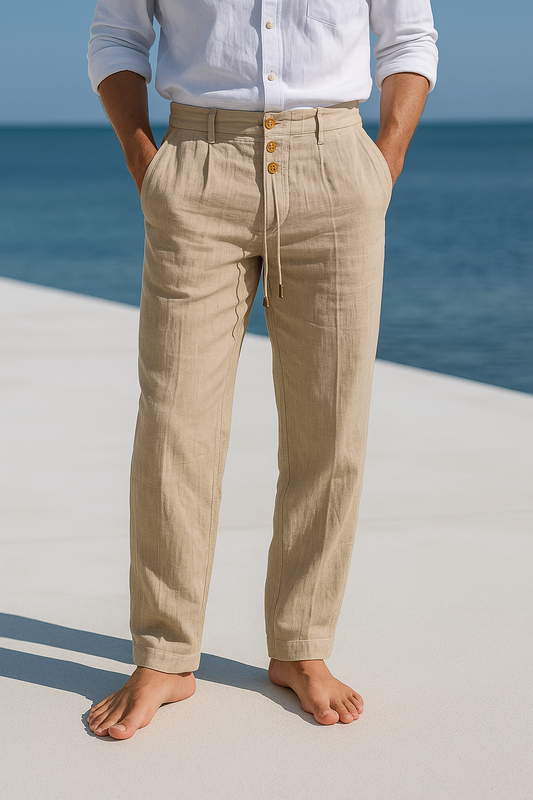 MATTEO Summer Linen Pants