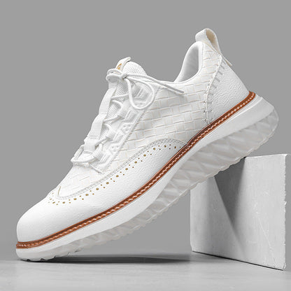 Matteo Woven Leather Sneaker