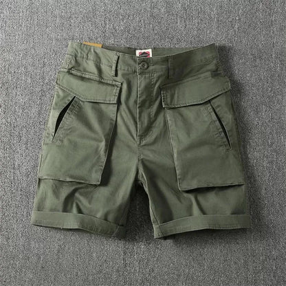 Braun Cotton Cargo Shorts