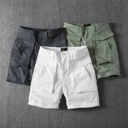 Braun Cotton Cargo Shorts
