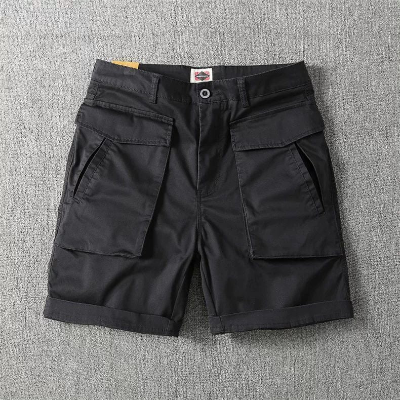 Braun Cotton Cargo Shorts