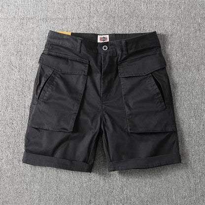 Braun Cotton Cargo Shorts