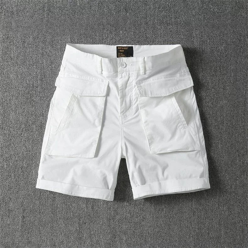 Braun Cotton Cargo Shorts