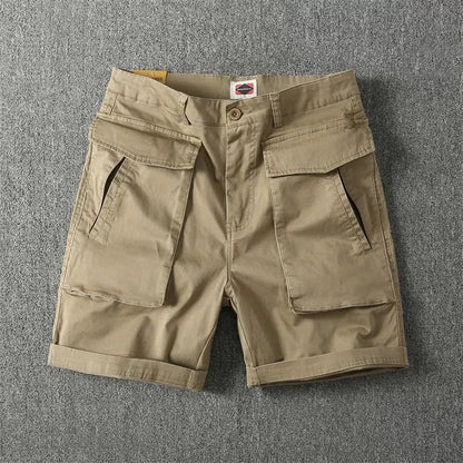Braun Cotton Cargo Shorts