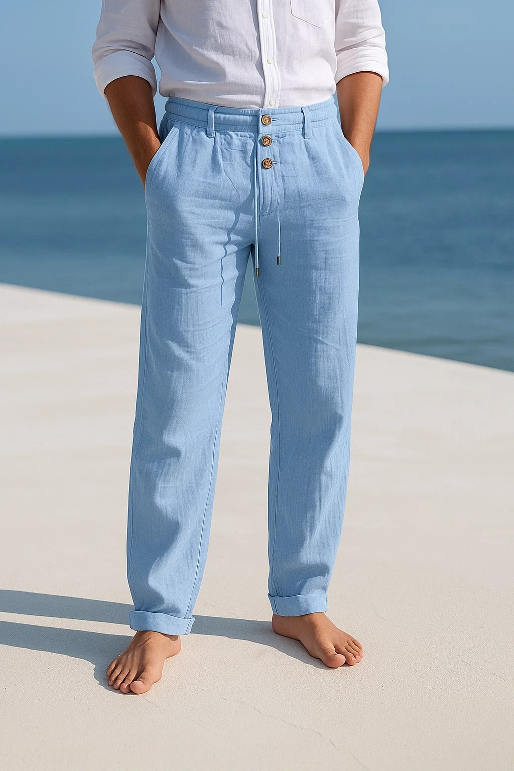 MATTEO Summer Linen Pants