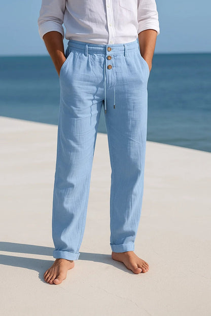 MATTEO Summer Linen Pants
