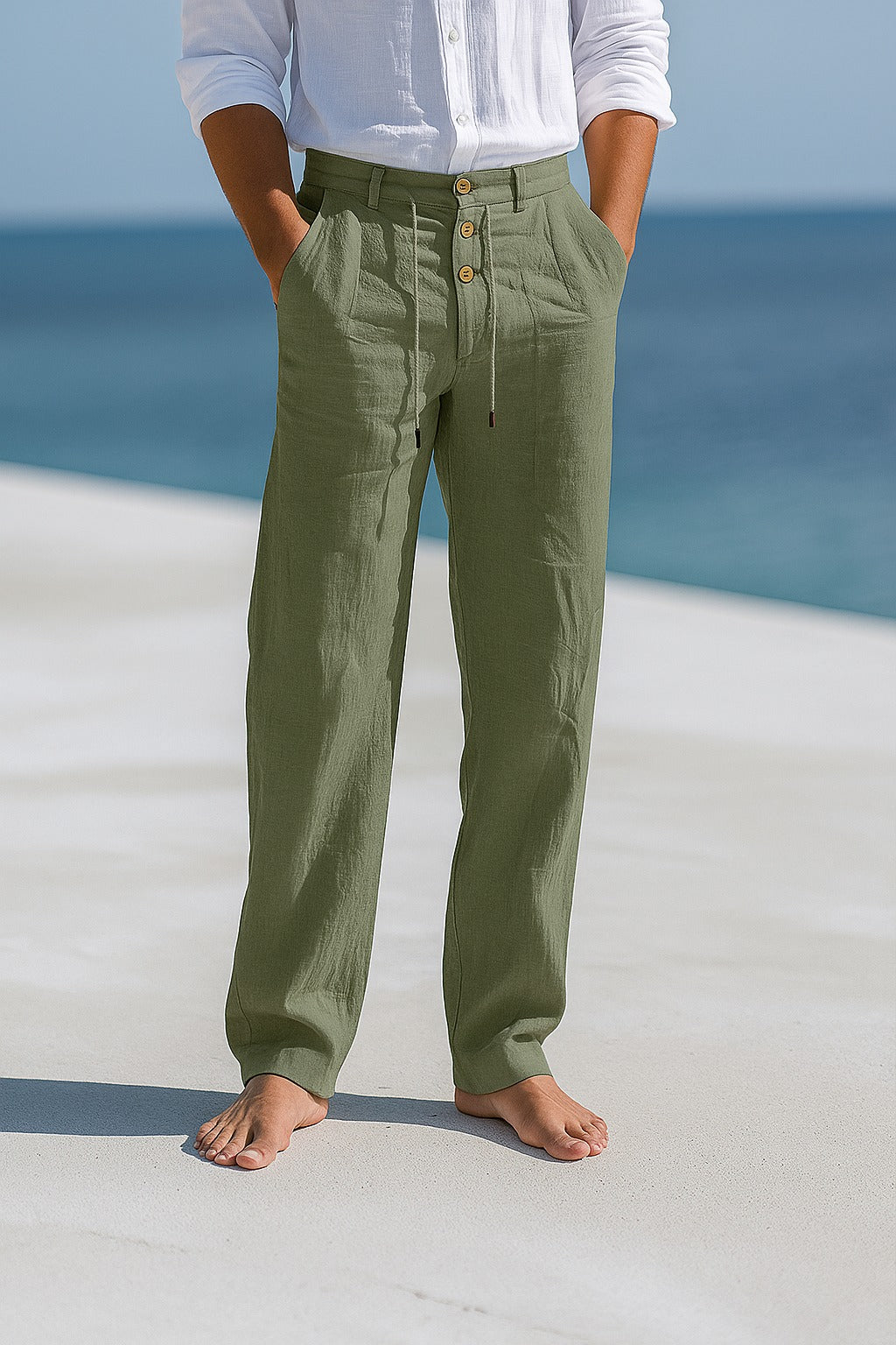 MATTEO Summer Linen Pants