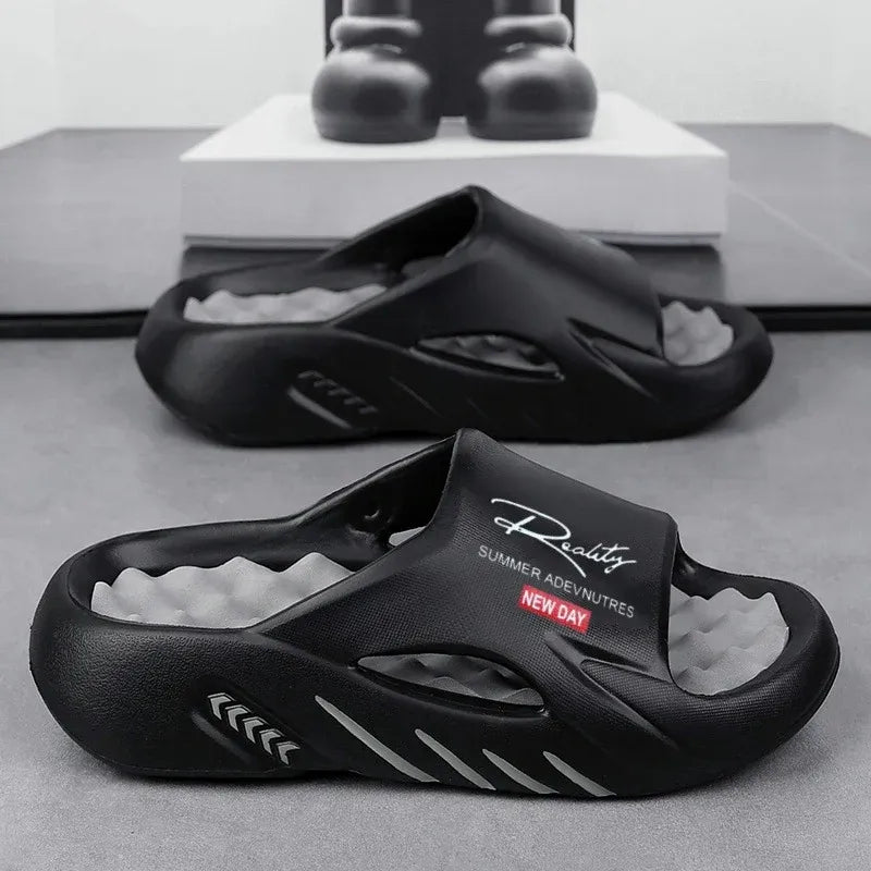Men’s Thick Sole Cloud Comfort Slide Sandals
