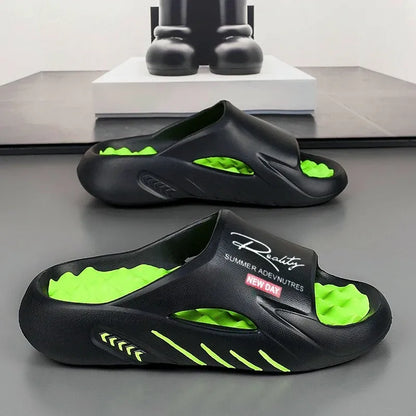 Men’s Thick Sole Cloud Comfort Slide Sandals