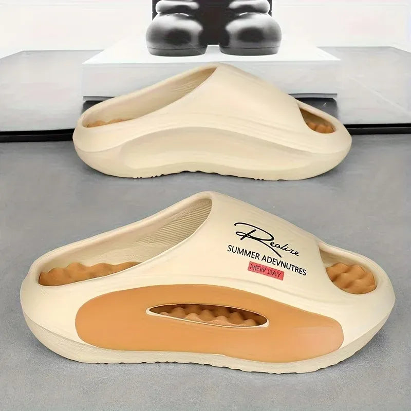 Men’s Thick Sole Cloud Comfort Slide Sandals