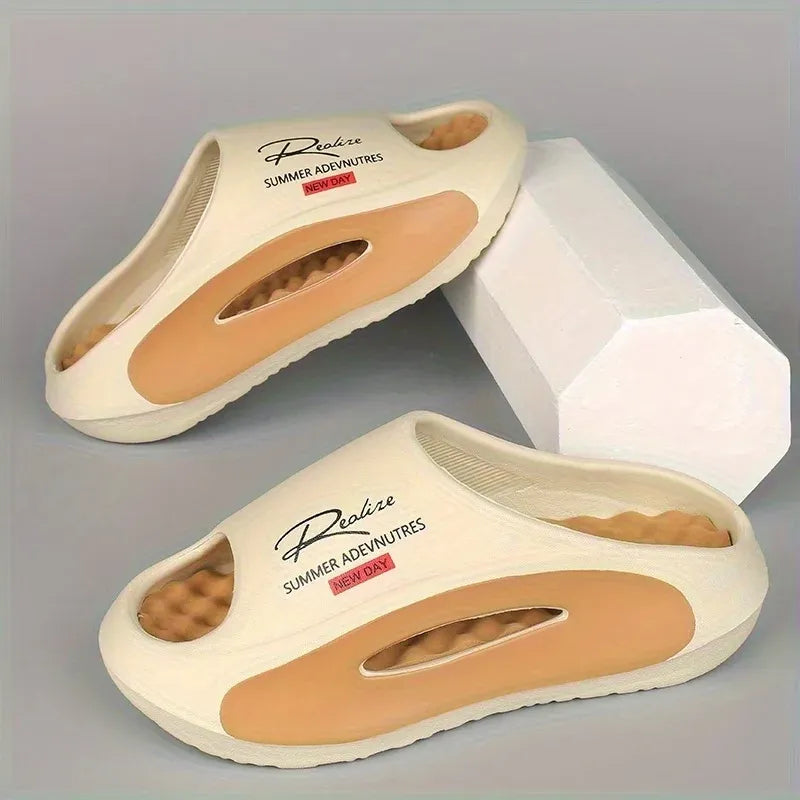 Men’s Thick Sole Cloud Comfort Slide Sandals