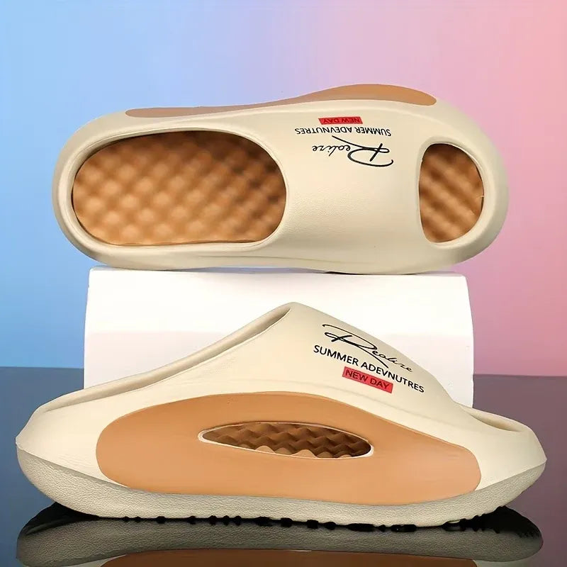 Men’s Thick Sole Cloud Comfort Slide Sandals