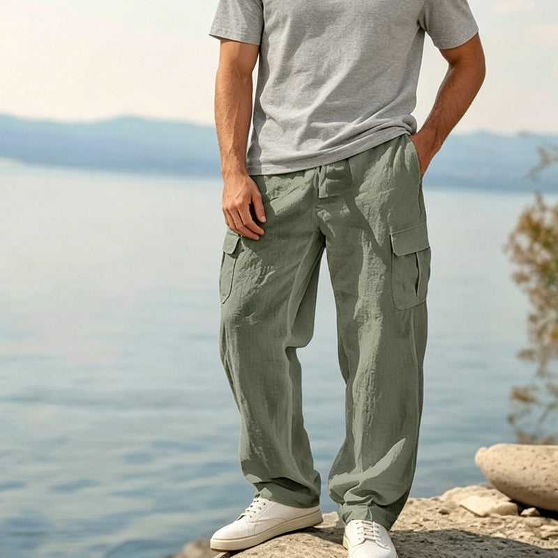 Casual Linen Comfort Pants