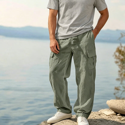 Casual Linen Comfort Pants