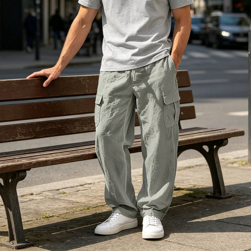 Casual Linen Comfort Pants